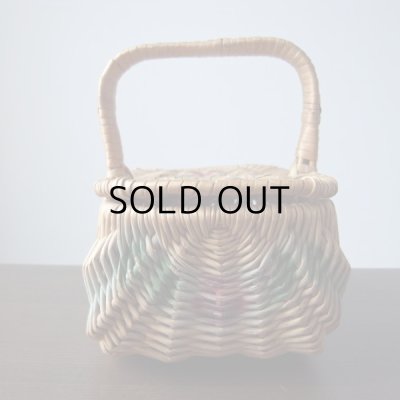 画像3: バラのお花の小さなパニエ  アンティーク