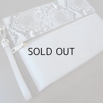 画像3: モダル（MODALU）のクラッチバッグ MINK色  新品未使用