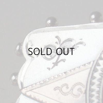 画像7: ビクトリアンのスターリングシルバーブローチ  アンティーク