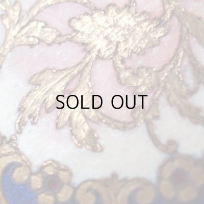 画像5: ボタニカルなエナメルボタン6個セット   フランスアンティーク