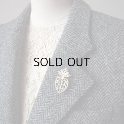 画像10: シルバーのブローチ  アンティーク