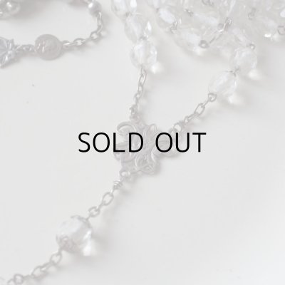 画像7: クリアビーズのロザリオ アンティーク