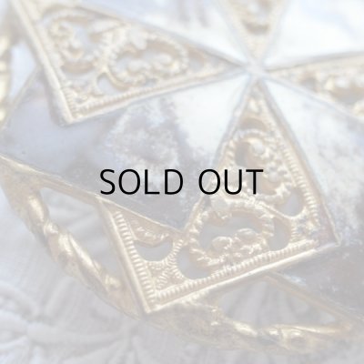 画像5: とっても大きなエナメルボタン 豪華！  フランスアンティーク