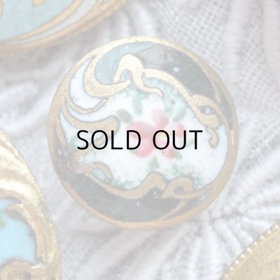 画像7: フランスアンティーク エナメルボタンアソード A