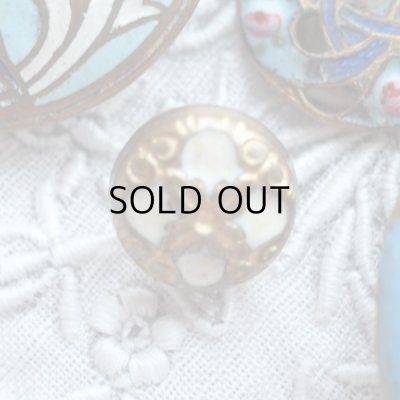 画像4: フランスアンティーク エナメルボタンアソード B