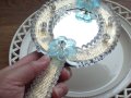 ムラノガラス手鏡  アンティーク