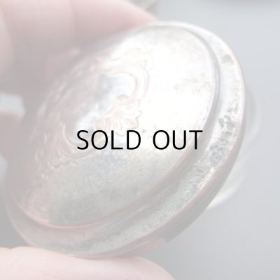 画像3: ガラスのクリームポット2個セット  アンティーク