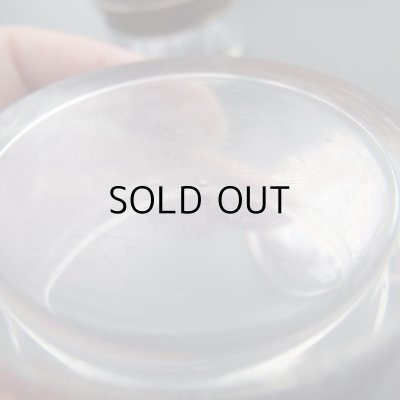 画像7: ガラスのクリームポット2個セット  アンティーク