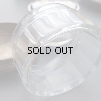 画像18: ガラスのクリームポット2個セット  アンティーク