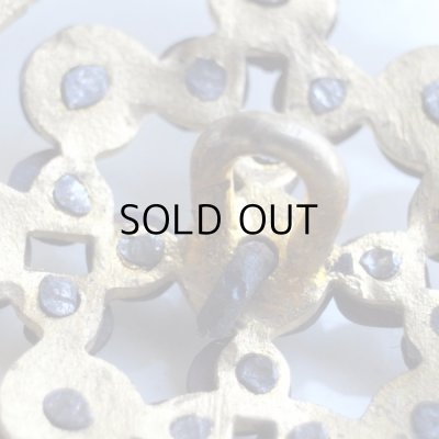 画像6: アンティークエナメルボタン『エナメル×カットスティール』