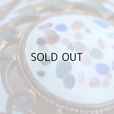 画像3: アンティークエナメルボタン 『白いエナメル』