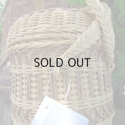 画像7: レア！小ぶりなパニエ リュスティック  未使用タグ付き