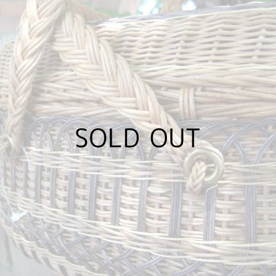 画像6: ベージュ系のパニエ リュスティック  未使用タグ付き