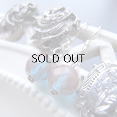 画像10: サフィレットのピアス  アンティーク