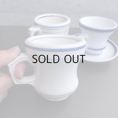 画像8: モントローのブルーライン ブリュロカップ  アンティーク