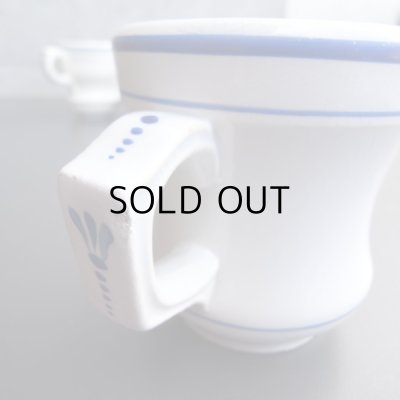 画像9: モントローのブルーライン ブリュロカップ  アンティーク