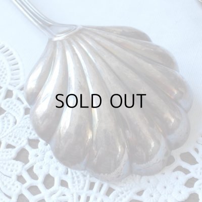 画像8: シルバー シェル型 ジャムスプーン  アンティーク