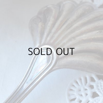 画像9: シルバー シェル型 ジャムスプーン  アンティーク