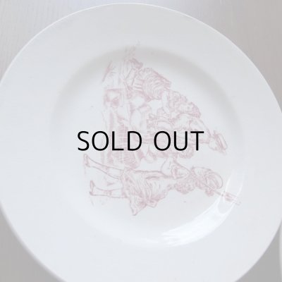 画像7: フランスアンティーク  おままごとの平皿3枚セット