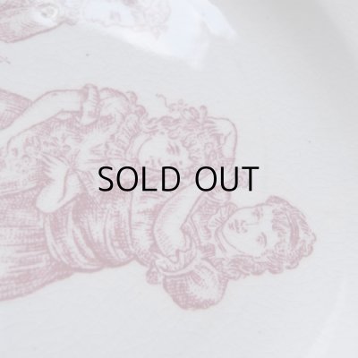 画像8: フランスアンティーク  おままごとの平皿3枚セット