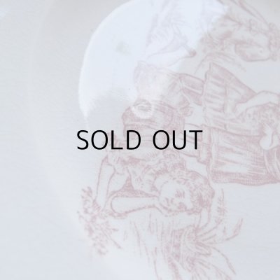 画像14: フランスアンティーク  おままごとの平皿3枚セット