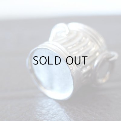 画像12: シルバーチャーム  バケツと子ネコ  アンティーク