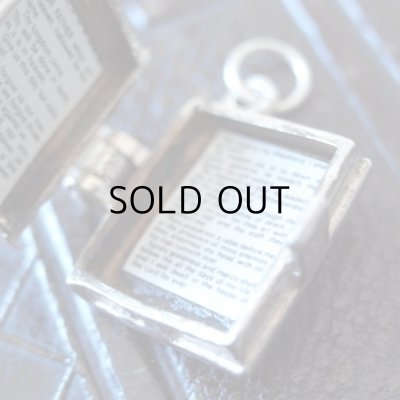 画像6: シルバーチャーム  開く聖書  アンティーク