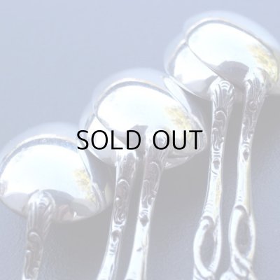 画像8: シルバーのエスプレッソ用スプーン5本セット  アンティーク