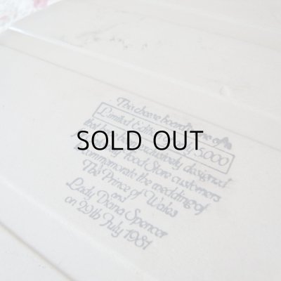 画像8: レア！陶器のチーズボード ダイアナ妃結婚記念  イギリス製