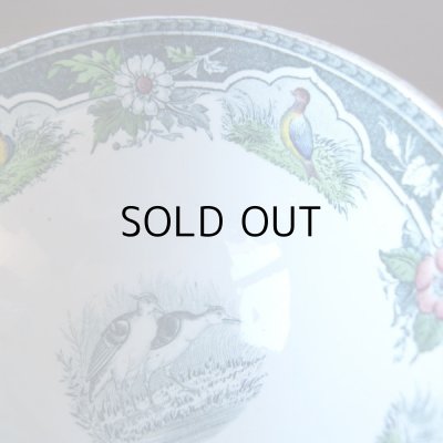 画像6: フランスアンティーク  水鳥のカフェオレボウル