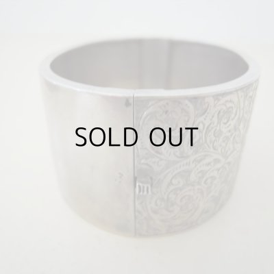 画像6: 幅広シルバーバングル  アンティーク