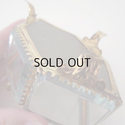 画像11: ガラスのジュエリーケース  美品  アンティーク