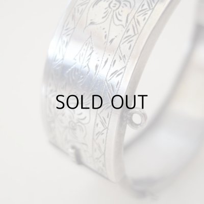 画像4: 19世紀のシルバーバングル  アンティーク