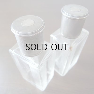 画像4: ガラスの香水瓶2個セット  フランスアンティーク