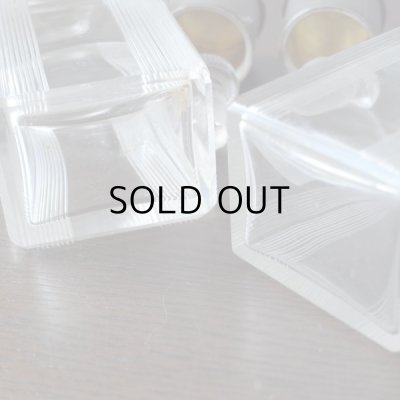 画像14: ガラスの香水瓶2個セット  フランスアンティーク