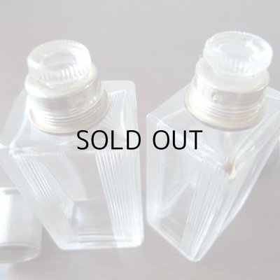 画像19: ガラスの香水瓶2個セット  フランスアンティーク