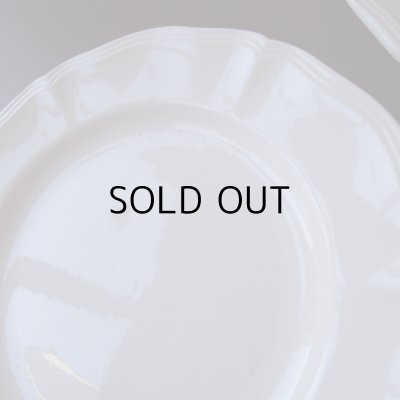 画像7: 花リムデザート皿2枚組  サルグミンヌ  フランスアンティーク