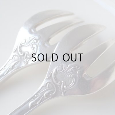 画像10: オイスターフォーク2本組  フランスアンティーク