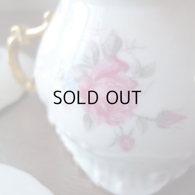 画像19: ムスタッシュカップ2客組  優美なバラ  イギリスアンティーク