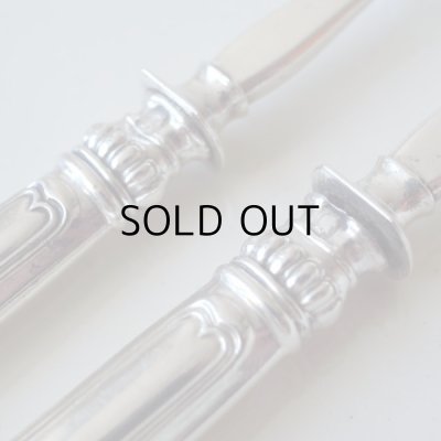 画像7: シルバーオイスターフォーク2本セット  フランスアンティーク