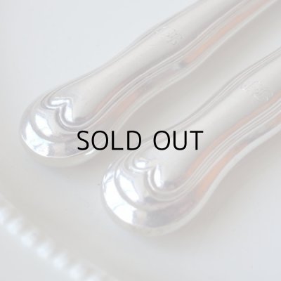 画像8: シルバーオイスターフォーク2本セット  フランスアンティーク