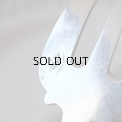 画像5: シルバーオイスターフォーク2本セット  フランスアンティーク