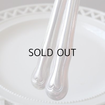 画像15: シルバーオイスターフォーク2本セット  フランスアンティーク