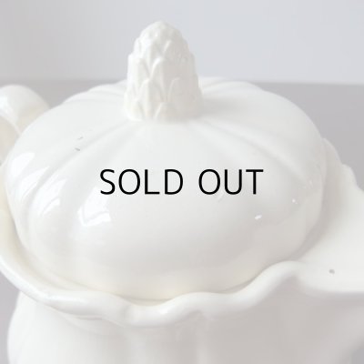 画像10: 難あり！サルグミンヌ花リムのティーポット  アンティーク