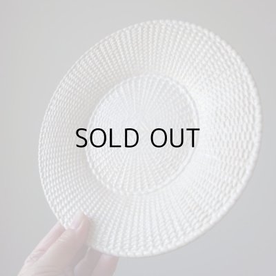 画像13: アプト窯 パニエレリーフのお皿　フランスアンティーク