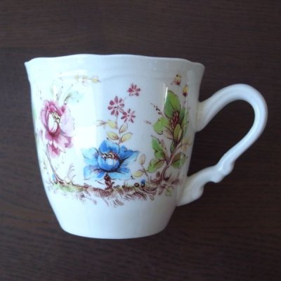 画像1: サルグミンヌのお花のカップ  フランスアンティーク