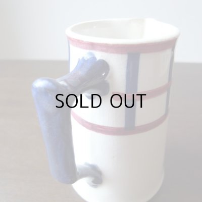 画像7: バスク柄のミルクピッチャー  フランスアンティーク