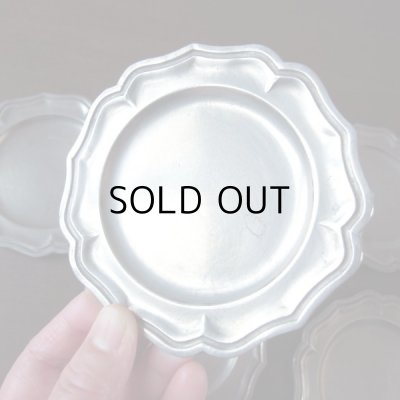 画像6: ピューターの小皿5枚セット  ベルギーアンティーク