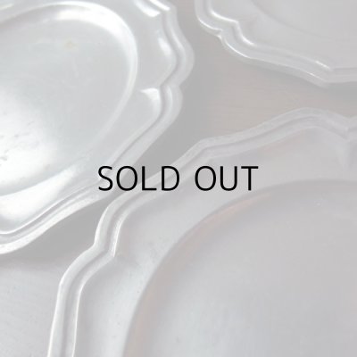 画像8: ピューターの小皿5枚セット  ベルギーアンティーク