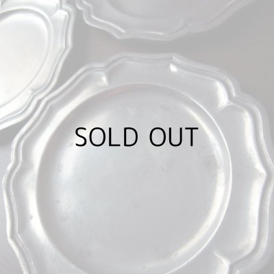 画像10: ピューターの小皿5枚セット  ベルギーアンティーク